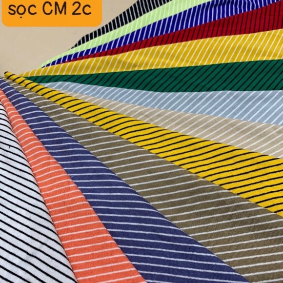 Sọc Cotton 2 Chiều